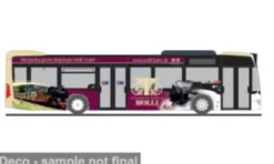 Mercedes Citaro, 2012, Mecklenburgische3 Bäderbahn Molli, 1:87, Rietze