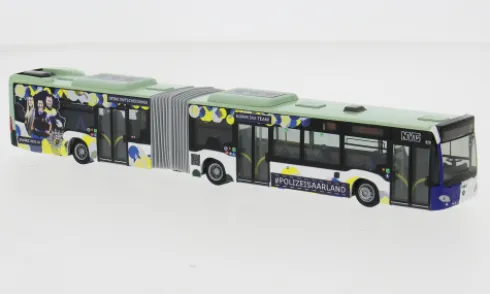 Mercedes Citaro G, 2015, NVG - Polizei Saarland, 1:87, Rietze