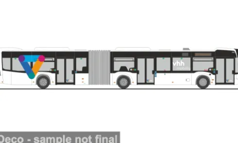 Mercedes Citaro G, 2012, VHH Mobility, 1:87, Rietze