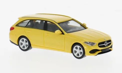 Mercedes C-Klasse T-Modell, gelb, 1:87, Herpa