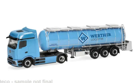Mercedes eActros 600 ProCabin, Spedition Werther, 1:87, Herpa