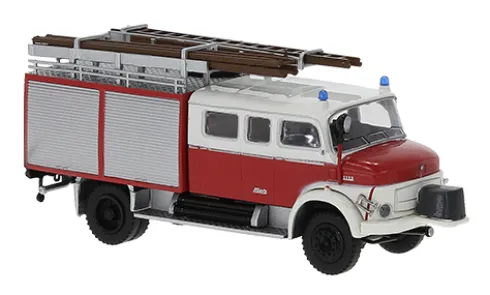 Mercedes LAF 1113 LF 16, rot/weiss, 1972, Feuerwehr Hessen, 1:87, Brekina