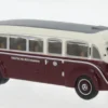 Mercedes LO 3500, dunkelrot/weiss, 1936, Deutsche Reichsbahn, 1:87, Brekina