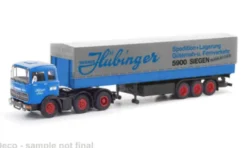 Mercedes LPS 2032, Hübinger, 1:87, Herpa / Modellbau Schwarz
