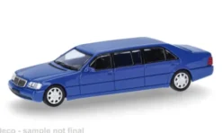Mercedes S600 Pullmann, blau, 1:87, Micro City 87