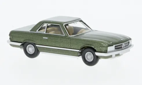 Mercedes 350SL (R107), grün, 1:87, Wiking