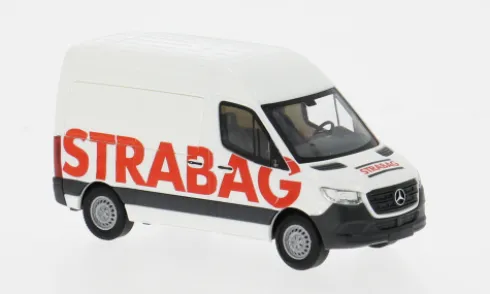 Mercedes Spinter Kasten Hochdach, 2018, STRABAG, 1:87, Busch