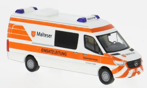 Mercedes Sprinter, 2018, Einsatzleitung, Malteser Katastrophenschutz Fulda, 1:87, Busch
