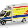 Mercedes Sprinter 18 Fahrtec RTW, Polizei Hamburg, 1:87, Herpa