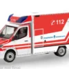 Mercedes Sprinter 18 Fahrtec RTW, Feuerwehr Bremerhaven, 1:87, Herpa