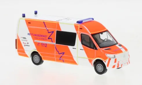 Mercedes Sprinter Kasten FD, 2018, Rettungsdienst Stadt Oldenburg, 1:87, Busch