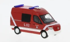 Mercedes Sprinter SWB HD, 2018, Feuerwehr Erlangen, 1:87, Busch