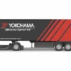 Mercedes Actros Gigaspace, schwarz/rot, Yokohama Motorsports, 1:43, Bburago