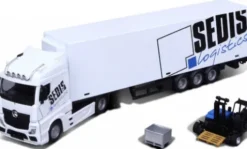 Mercedes Actros, weiss/Dekor, Sedis Logistics, 1:43, Bburago