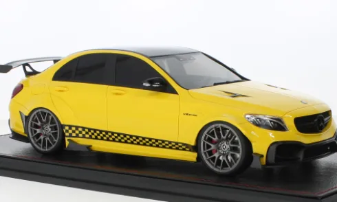 Mercedes AMG C 63S DarwinPRO Widebody, gelb, 1:18, GLM