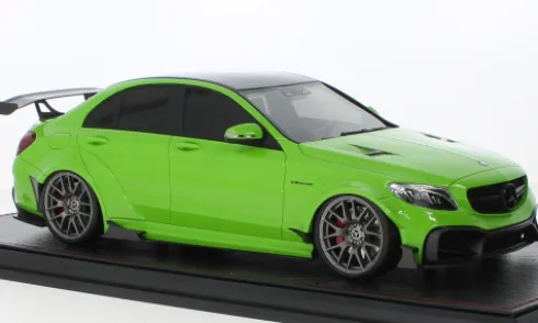 Mercedes AMG C 63S DarwinPRO Widebody, hellgrün, 1:18, GLM