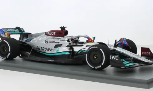 Mercedes AMG W13 E Performance, Formel 1, GP Miami, 2022, Mercedes AMG Petronas Formula One Team, Petronas, #63, G.Russell, 1:18, Spark