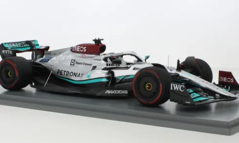 Mercedes AMG W13 E Performance, Formel 1, GP Bahrain, 2022, Mercedes AMG Petronas Formula One Team, #63, G.Russell, 1:18, Spark