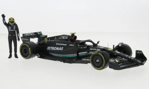 Mercedes AMG W14 E Performance, Formel 1, 2023, Mercedes AMG Petronas Formula One Team, Petronas, #44, L.Hamilton, 1:24, Bburago