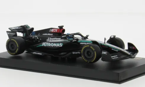 Mercedes AMG W15 E Performance, Formel 1, 2024, Mercedes AMG Petronas Formula One Team, Petronas, #63, G.Russell, 1:43, Bburago