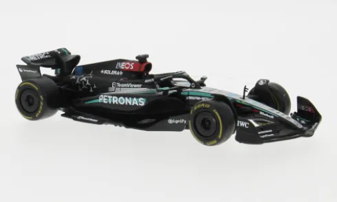Mercedes AMG W15 E Performance, Formel 1, 2024, Mercedes AMG Petronas Formula One Team, Petronas, #63, G.Russell, 1:43, Bburago