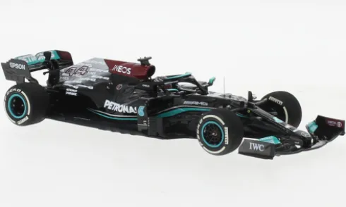 Mercedes AMG W12 E Performance, Formel 1, GP Bahrain, 2021, Mercedes AMG Petronas Formula One Team, Petronas, #44, L.Hamilton, 1:43, Minichamps