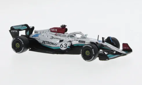 Mercedes AMG W13 E Performance, Formel 1, GP Belgien, 2022, Petronas, #63, G.Russell, 1:64, Tarmac Works