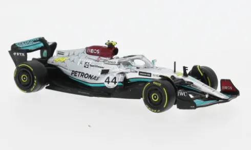 Mercedes AMG W13 E Performance, Formel 1, GP Belgien, 2022, Mercedes AMG Petronas Formula One Team, Petronas, #44, L.Hamilton, 1:64, Tarmac Works