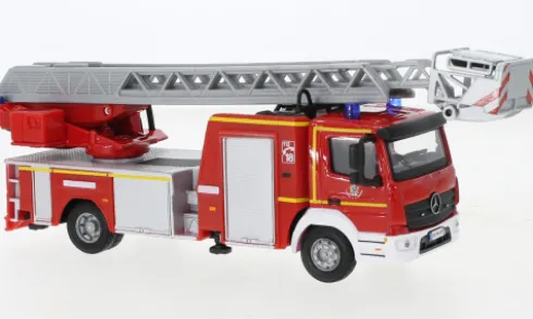 Mercedes Atego 1530F Magirus DLK 23/12, Feuerwehr, 1:50, Bburago