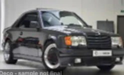 Mercedes 300 CE 6.0 AMG, schwarz, 1988, 1:43, Solido