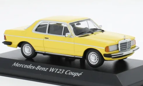 Mercedes 230 CE (C123), gelb, 1976, 1:43, Maxichamps