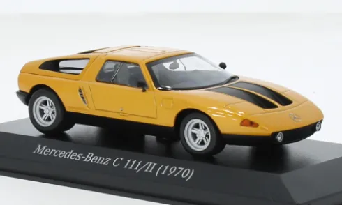 Mercedes C111 / II, orange, 1969, 1:43, I-Minichamps