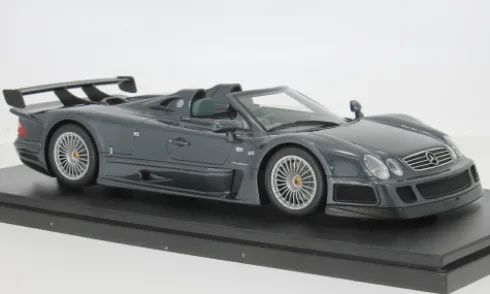 Mercedes CLK GTR, dunkelgrau, 1999, 1:18, GT Spirit