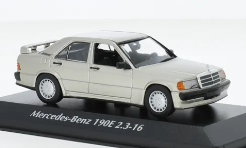 Mercedes 190E (W201) 2.3-16, beige, 1984, 1:43, Maxichamps