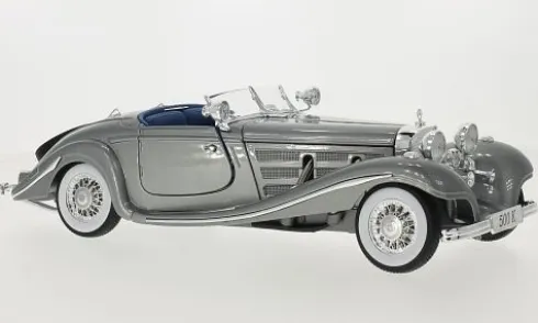 Mercedes 500 K, silber, 1936, 1:18, Maisto