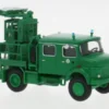Mercedes LA 911 Lichtmastwagen, 1966, Polizei München, 1:87, Brekina