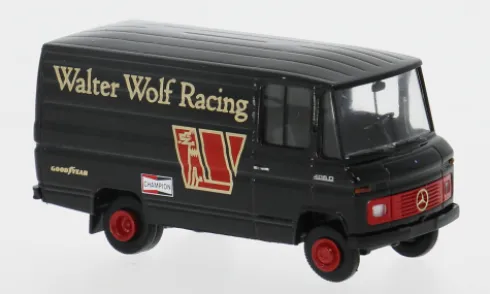 Mercedes L 406 D Kasten, 1967, Walter Wolf Racing, 1:87, Brekina