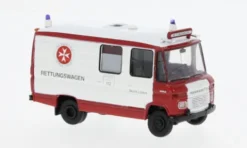Mercedes L 508 RTW, 1978, Johanniter Lübeck, 1:87, Brekina