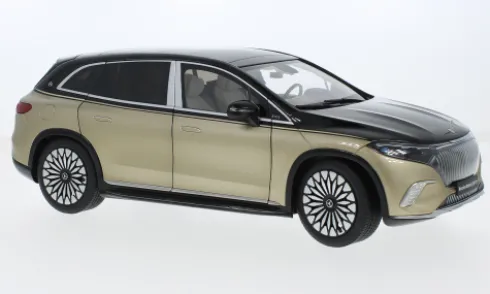 Mercedes Maybach EQS 680 SUV (Z296), beige/schwarz, 1:18, I-NZG