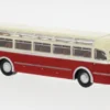 Mercedes O 6600 H Reisebus, hellbeige/rot, 1951, 1:87, Brekina