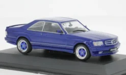 Mercedes 560 SEC (C126) AMG, dunkelblau, 1:43, Solido