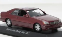 Mercedes 600 SEC (C140), rot, 1992, 1:43, Maxichamps