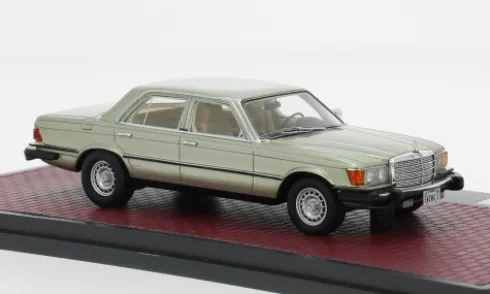 Mercedes 450SE (W116) USA, hellgrün, 1978, 1:43, Matrix