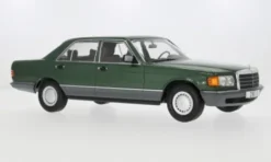 Mercedes S-Klasse (W126), dunkelgrün, 1979, 1:18, MCG