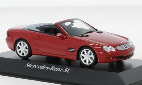 Mercedes SL-Klasse (R230), rot, 2001, 1:43, Maxichamps