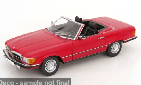 Mercedes 450 SL (R 107) EU-Version, rot, 1979, 1:12, KK Scale
