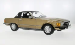 Mercedes 450 SL (R 107), gold/schwarz, 1985, 1:12, KK Scale