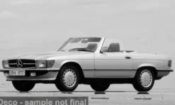 Mercedes 450 SL (R 107), silber, 1985, 1:18, I-Norev
