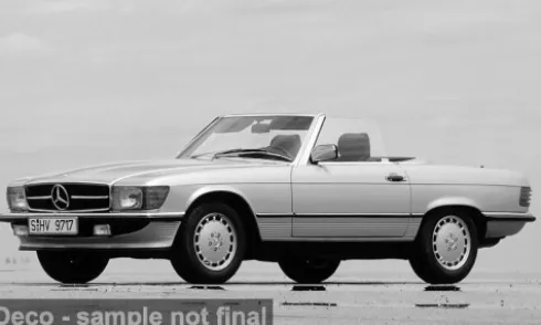 Mercedes 450 SL (R 107), silber, 1985, 1:18, I-Norev