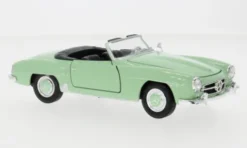 Mercedes 190 SL (W121), hellgrün/schwarz, 1955, 1:24, Welly